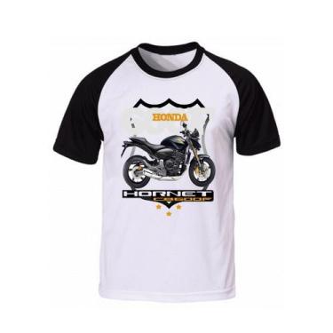 Imagem de Camiseta camisa moto Honda hornet CB 600, Branco, M