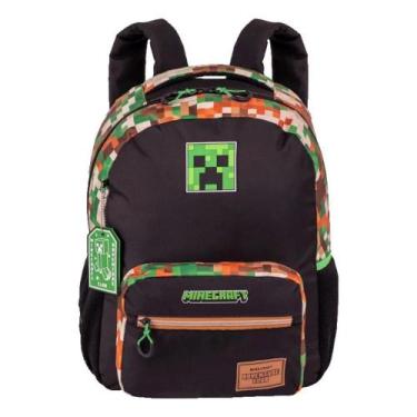 Imagem de Mochila Escolar Infantil Grande Minecraft x Outdoors Creeper - - SESTI