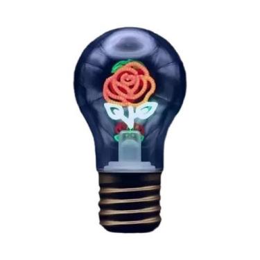 Imagem de Lâmpada LED Edison Filamento Dimmable Rosa A70 E40 5V 360 Graus Econom