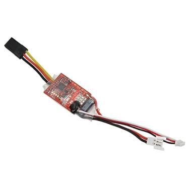 Imagem de HUIOP Regulador de Velocidade ESC para Wltoys, Melhores Peças de Reposição para Helicóptero RC V930 V931 V977 XK K110 K123 K124 K110S, Design Pequeno e Portátil, Vermelho, Alto Fator