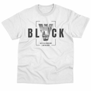 Imagem de Camiseta Masculina The Black Say It In a Calm Way I'am The Best Basica