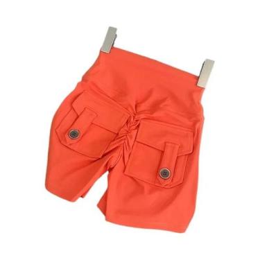 Imagem de Shorts De Yoga Femininos De Cintura Alta Para Exercícios, Fitness, Lev