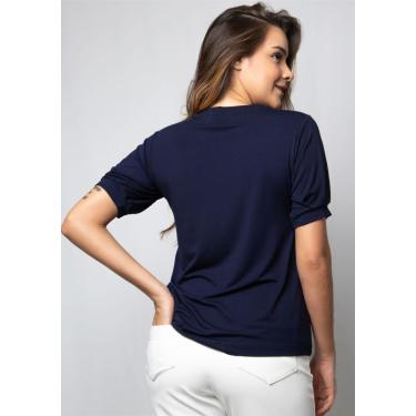 Imagem de Blusa Pau a Pique Básica Azul Marinho MARINHO - P