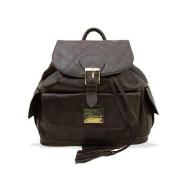 Imagem de Mochila Feminina de Couro Débora - Marrom Café-Unissex