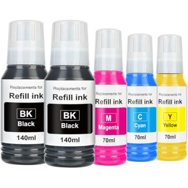 Imagem de EaseFusion Cartuchos de tinta preta 280XXL PGI-280XXL (5 pacotes - 2BK, CMY)