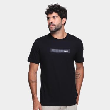 Imagem de Camiseta Calvin Klein Stripe Logo Gel Masculino-Masculino