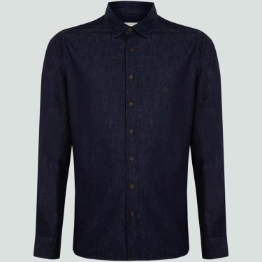 Imagem de Camisa Jeans Dudalina Slim Masculino-Masculino