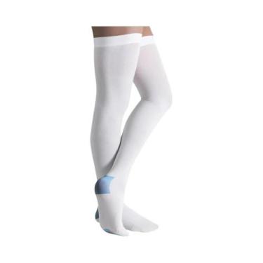 Imagem de Meias De Compressão Unissex Até a Coxa 15-21 mmHg Antiembolismo TED Co