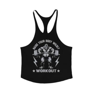 Imagem de Camiseta Sem Mangas Para Musculação Masculina, Top De Academia Leve Co