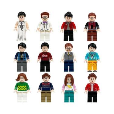 Imagem de Figuras Miniaturas Para Crianças Blocos De Montar Bonecos Humanoides B