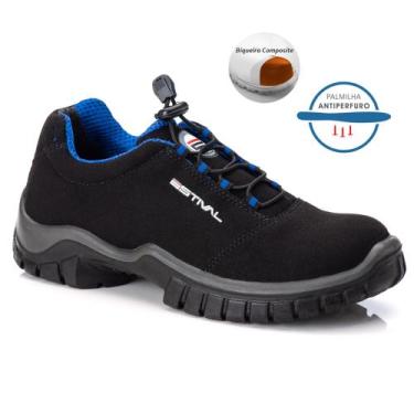 Imagem de Sapato De Segurança Em Microfibra Estival com Bico Composite e Palmilh