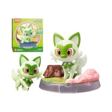 Imagem de Brinquedos De Blocos De Montar De Personagens Pokémon: Pikachu, Eevee,