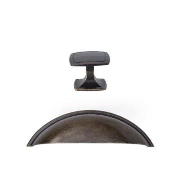 Imagem de Kit Puxadores 8 Unidades Decoração Móveis Em Geral Gavetas