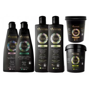 Imagem de Kit Arvensis Crespos Shampoo Condicionador 2 Ativador Mascara Geleia Alta