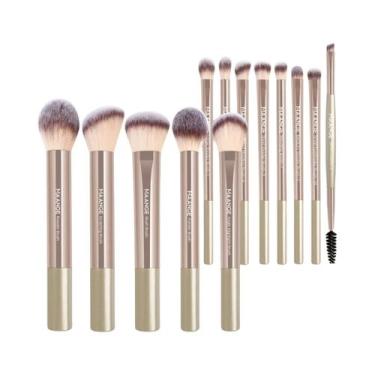 Imagem de Conjunto De 13 Pincéis De Maquiagem Para O Rosto: Base, Corretivo, Pó,