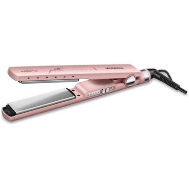 Imagem de Prancha de Cabelo Mondial P-JU-01 Titânio e Nano Silver 230C Rose Bivo
