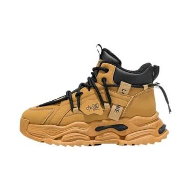 Imagem de Tênis Masculinos De Inverno Quentes E Confortáveis, Réplica Luxuosa De