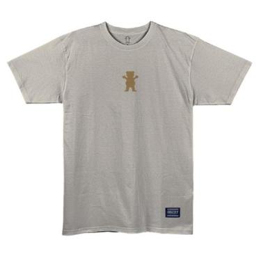 Imagem de Camiseta Grizzly Back Script Logo Tee II -, Natural, P