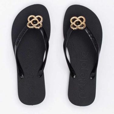 Imagem de Chinelo Petite Jolie Fresh PJ6979, Preto, 35