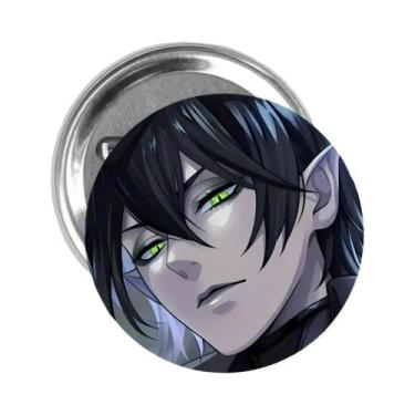 Imagem de Broche Redondo De Anime E Desenho Animado Com Efeito Laser, Tema Jogo 