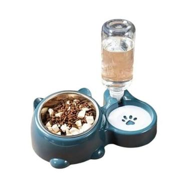 Imagem de Dispensador Automático De Água E Ração Para Gatos E Cães, Sistema De A