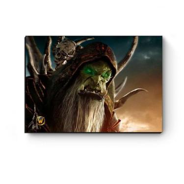 Imagem de Quadro decorativo MDF World Of Warcraft Guldan III - Artgeek