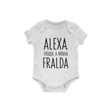 Imagem de Body Bebê Alexa, troque a minha fralda - Starnerd