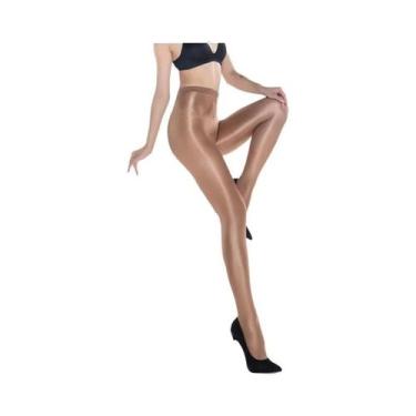 Imagem de Meias-calças Femininas 70D Brilhantes, Elásticas E Modeladoras Para Fe