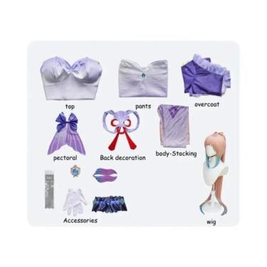 Imagem de Peruca De Cosplay Kokomi Sangonomiya Genshin Impact Estilo Chinês Anim