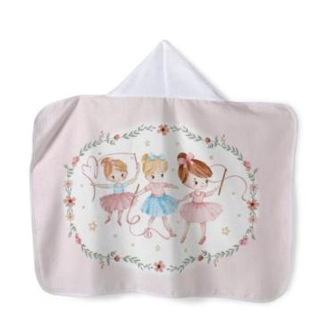 Imagem de Toalha de Banho com Capuz Bailarina Dohler