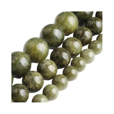 Imagem de Contas Redondas De Pedra Natural Calcedônia Jade 6/8/10mm Soltas Para 