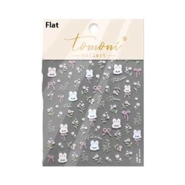 Imagem de Adesivos De Unha a Laser Com Grafite De Animais Fofos, Autoadesivos, D