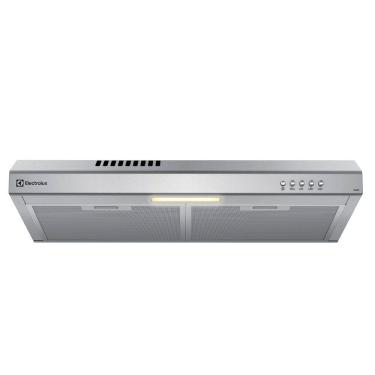 Imagem de Depurador de Ar Electrolux 60 cm Inox Alto Poder de Sucção, Luz LED e Filtragem Dupla (DE6SS)