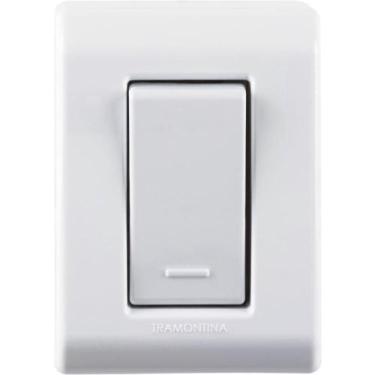 Imagem de Caixa de Sobrepor com 1 Interruptor Simples 10a 250 Volts Branca 57304