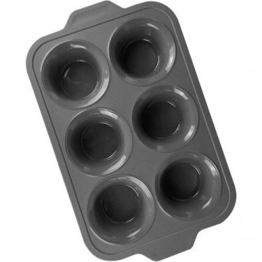 Imagem de Forma Assadeira De Silicone Bandeja Antiaderente Cupcake Forminhas De 