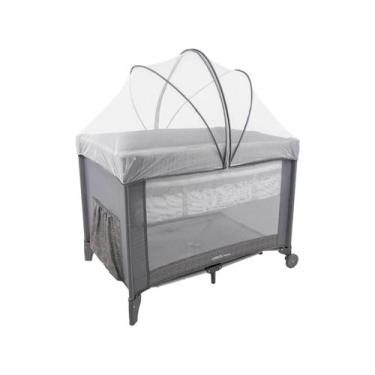 Imagem de Berço Portátil Cosco Kids Nanny 2 Níveis de Altura - 0 a 18kg Cinza, C