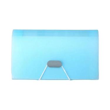 Imagem de Organizador De Arquivos Expansível A6 Com Fecho Para Documentos, Bolsa