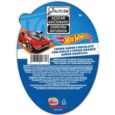 Imagem de Creme Hot Wheels Chocolate com Avelã e Baunilha 18g com Miniatura Colecionável