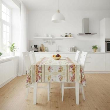 Imagem de Toalha De Mesa Termica Cha Da Tarde Vm Rolo 1,40x30m Vinil PVC - Plast