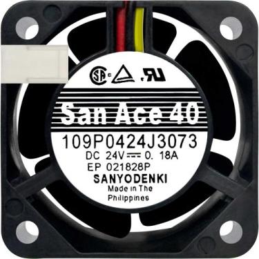 Imagem de Cooler 109P0424J3073 24V 0.18A 4.32W 3L 3P 40X40X28MM B2 - Sanyo