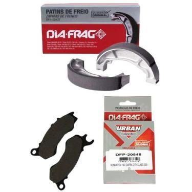 Imagem de Pastilha Freio, Lona Patim Freio Pcx 150 2014 Á 2018 - Dia Frag