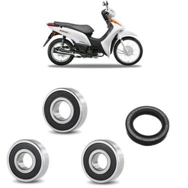 Imagem de Rolamentos Roda Traseira HONDA Biz 100 Kit - AD Parts