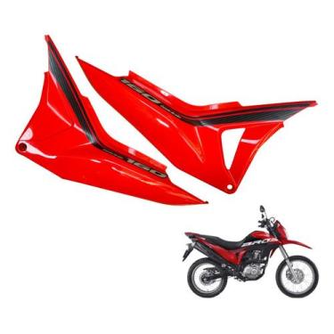 Imagem de Tampa Lateral Nxr Bros 160 modelo 2016 Até 2021 Lado Filtro e Bateria 