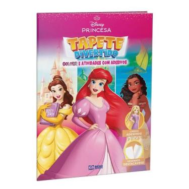 Imagem de Livro De Colorir E Atividades Tapete Divertido Disney - Princesas