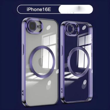 Imagem de Capa Protetora De Lente De Câmera Magsafe Para iPhone 16e, 16, 15 pro 