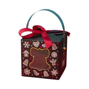 Imagem de Caixa De Doces Para a Véspera De Natal Com 5 Peças, Caixa De Presente 