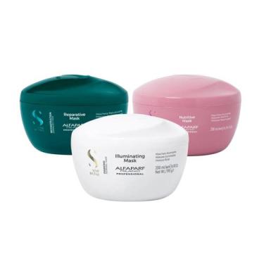 Imagem de Alfaparf Semi Di Lino Cronograma Capilar Máscaras 200ml