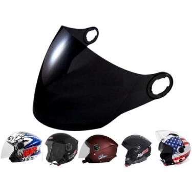 Imagem de Viseira Fumê Capacete Aberto New Liberty 3 New Atomic - Polivisor 