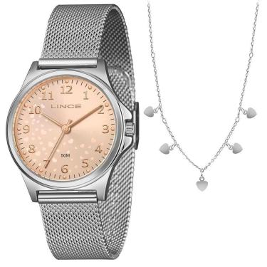 Imagem de Relógio Lince   Lrml K0jmrsx  + Semijoia-Feminino