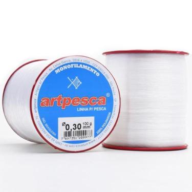 Imagem de Linha de Nylon para Pesca 0,30mm - 100 gramas - Artpesca